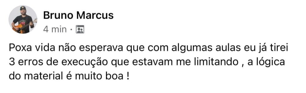 Relato real de aluno sobre o ensino de Mauricio Alabama — 1